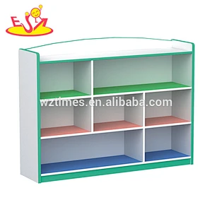 Wholesale inexpensive children toy storage shelf,wooden furniture cartoon style storage, kids storage furniture W08C209