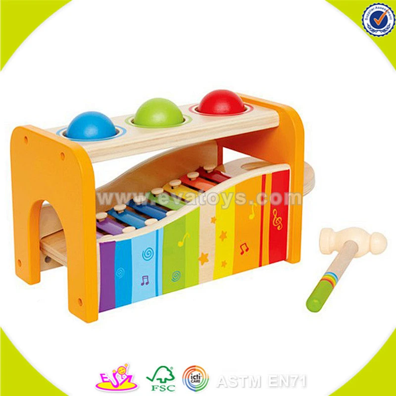 wholesale baby wooden make sound toy fashion kids wooden make sound toy popular children wooden make sound toy W07C037