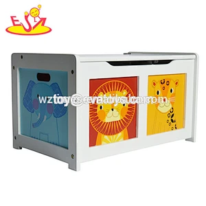 wholesale newly functional wooden storage box bench most popular cutie wooden storage box bench W08C132