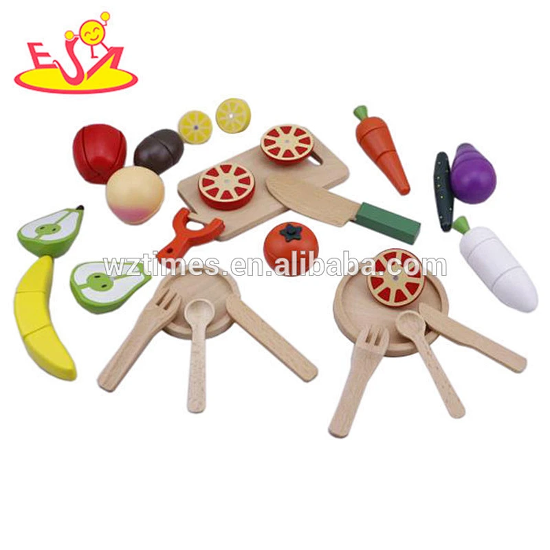 Großhandel baby holzspielzeug früchte top mode kinder holzspielzeug früchte beliebte holzspielzeug früchte W10B090