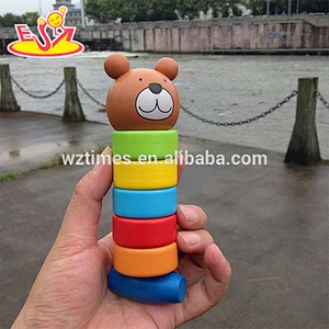 2018wholesale детей деревянная игрушка медведь музыкальный ребенок деревянная игрушка медведь интересные дети деревянная игрушка медведь W11G030
