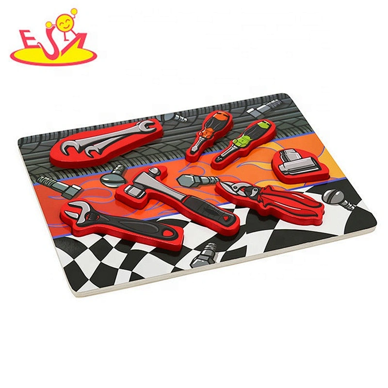 2019 New design kids educational wooden tool puzzle with customize W14D072