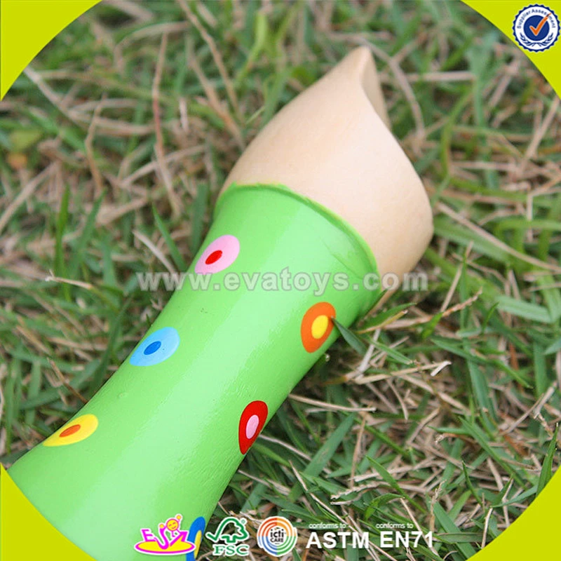 wholesale musical wooden flute toy for children W07D013