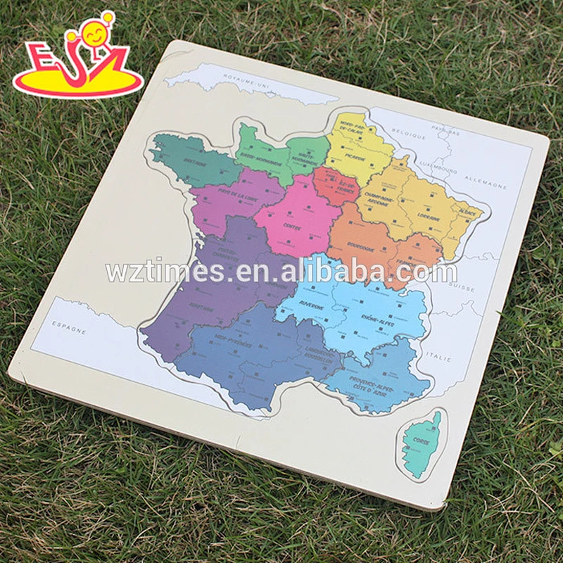 wholesale best children wooden world map puzzle top fashion kids wooden world map puzzle W14C242