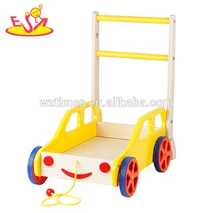 wholesale baby wooden walker toy educational kids wooden walker toy outdoor children wooden walker toy W16E020