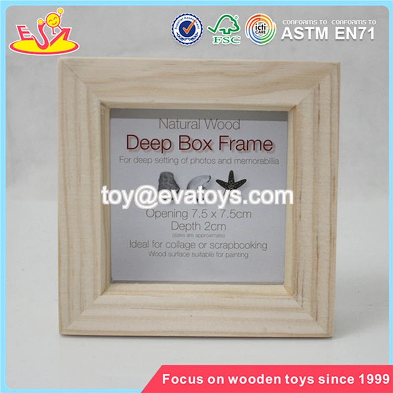 Wholesale special children wood photo frame classic craft wood photo frame W09A023