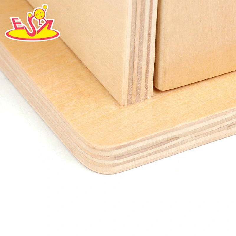 Best design Montessori box wooden object permanence games fo r baby W12F086