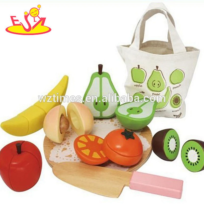 wholesale children wooden kitchen toy set DIY baby wooden kitchen toy set role play kids wooden kitchen toy set W10B137