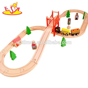 wholesale top fashion children wooden toy train for sale W04C049