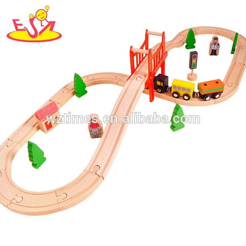 wholesale top fashion children wooden toy train for sale W04C049