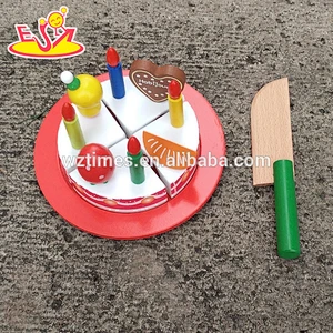 2018 New design wooden fruit cut toy children wooden fruit cut toy baby wooden fruit cut toy W10B176