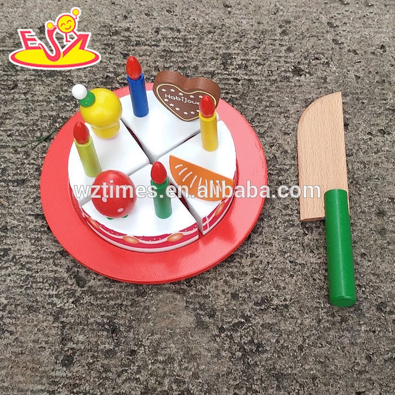 2018 New design wooden fruit cut toy children wooden fruit cut toy baby wooden fruit cut toy W10B176