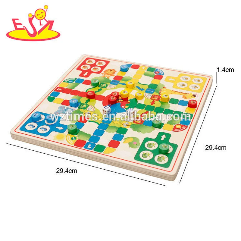 wholesale popular fashion kids wooden checkers best interesting children wooden toy checkers W11A064