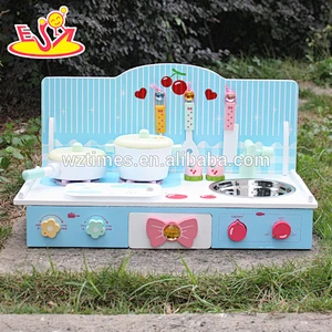 Wholesale high quality cute wooden mini kitchen toy for sale W10C236