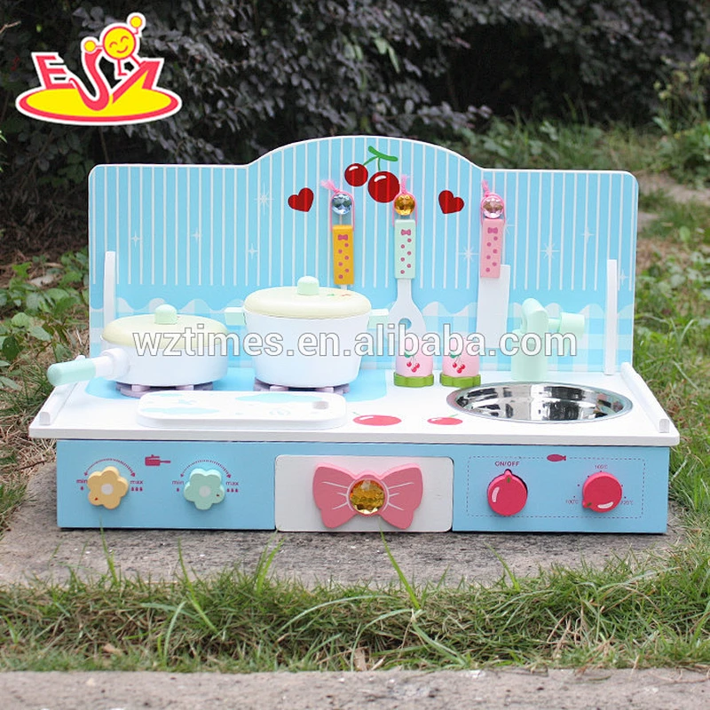 Wholesale high quality cute wooden mini kitchen toy for sale W10C236