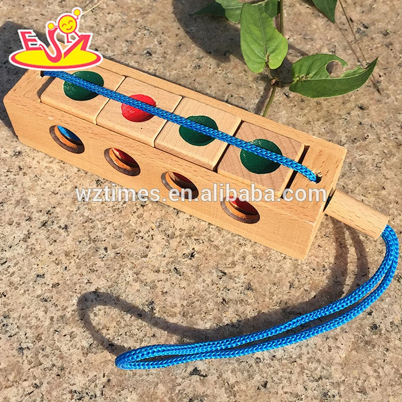 Best children intelligence unlock wooden puzzle toy for educational W01A142