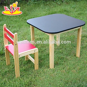 2018 New design wooden kids desk and chair high quality wooden kids desk and chair best wooden kids desk and chair W08G180
