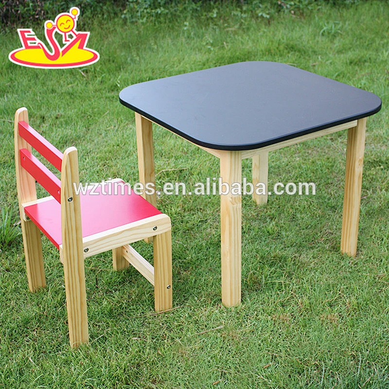 2018 New design wooden kids desk and chair high quality wooden kids desk and chair best wooden kids desk and chair W08G180