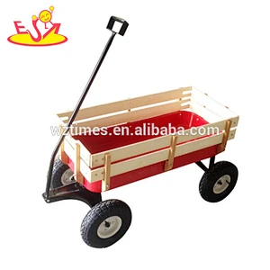 Wholesale high quality wooden kids carriage early learning hot wooden kids carriage W16A027