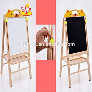 Magnetische whiteboard Staffelei der pädagogischen hölzernen Zeichnung für Kinder W12B085