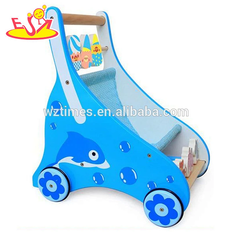 wholesale wooden walker baby funny wooden walker baby outdoor wooden walker baby W16E024B