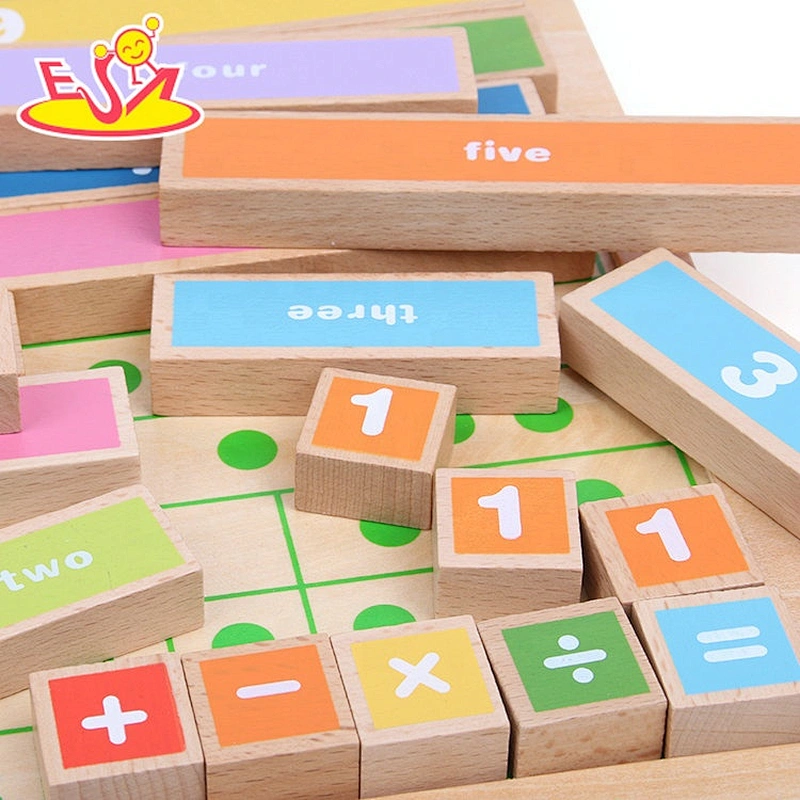 2019 New fashion preschool math wooden learning games for education W14A225
