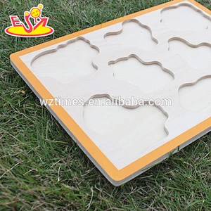 wholesale top fashion wooden animal puzzle intelligence wooden animal puzzle W14M088