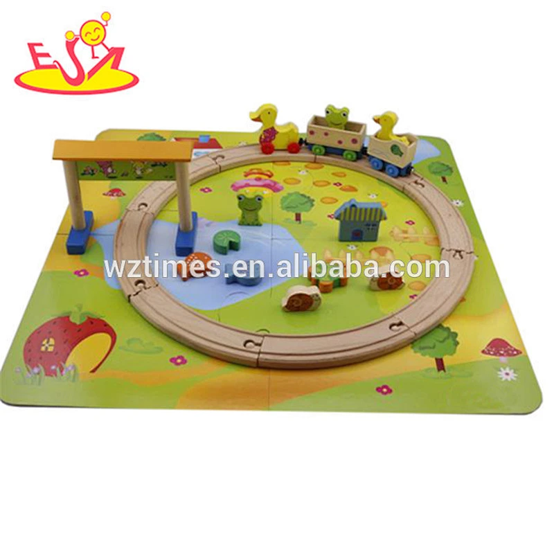 wholesale baby wooden toy train new design kids wooden toy train interesting children wooden toy train W04C012