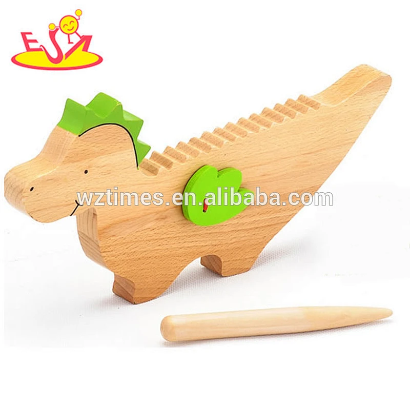 2018 wholesale baby wooden toy castanets funny kids wooden toy castanets best design toddlers wooden toy castanets W07I123