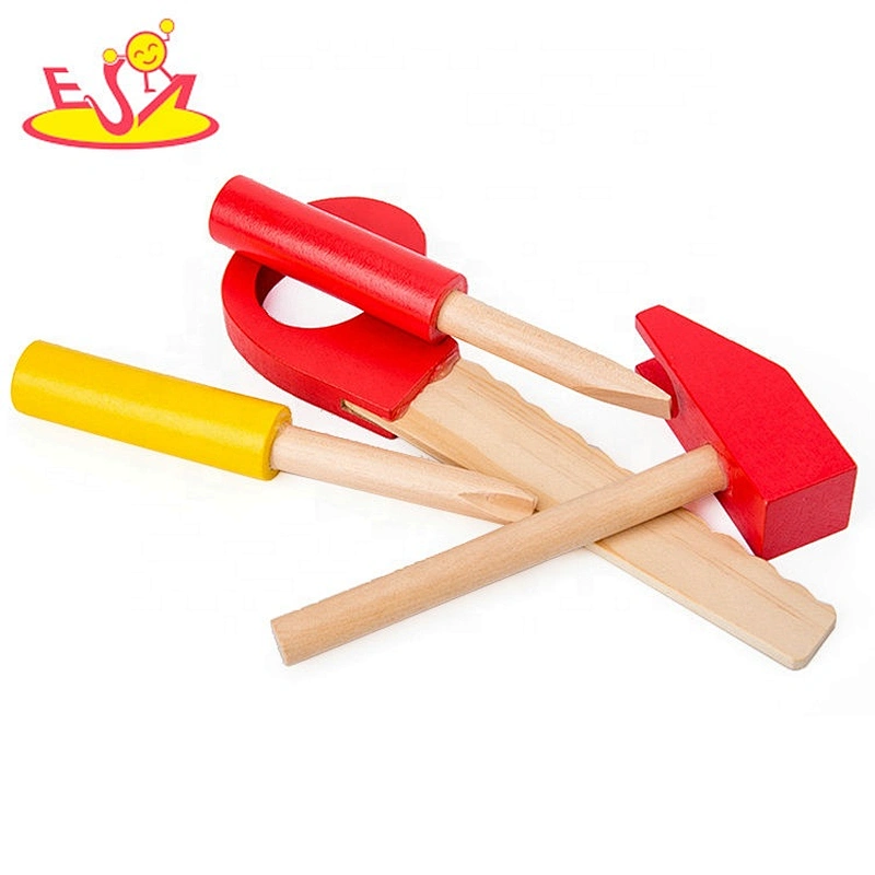 New design cartoon style educational wooden toy tool bench for kids W03D129
