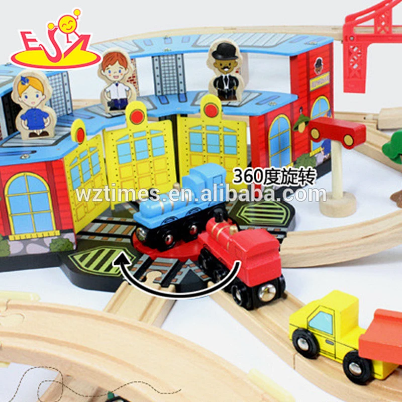 hottest kids wooden train toy set for boy W04C044