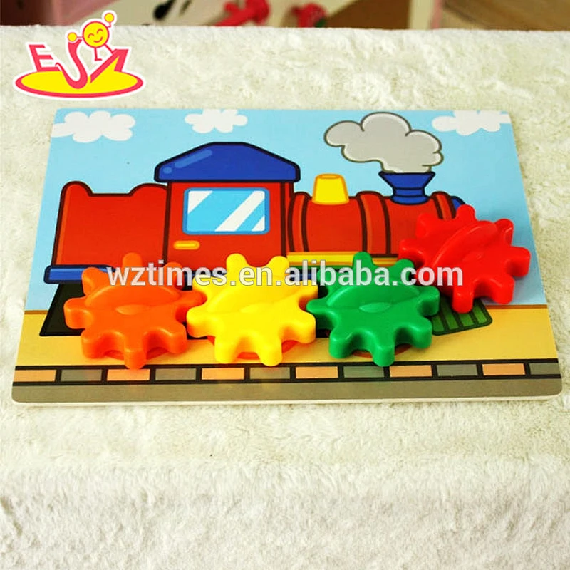 2018 wholesale kids wooden cartoon toy cheap baby wooden cartoon toy fashion children wooden cartoon toy W01B030