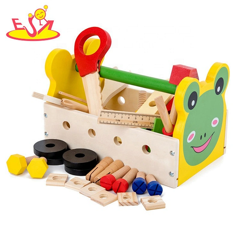 Top sale educational wooden activity cube for children W11B226
