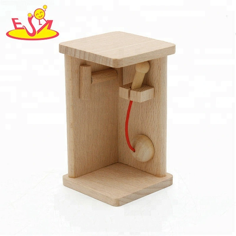 Nueva llegada fingir jugar muebles de casa de muñecas de madera en miniatura para niños W06B073
