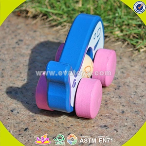 wholesale funny wooden kids car toy for children W04A140