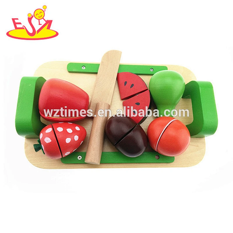 2018 Großhandel Mode Holz Obst und Gemüse Spielzeug für Kinder W10B167