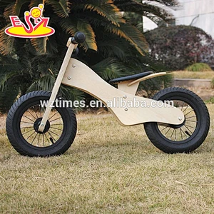 wholesale cheap metal wheel wooden balance bicycle for kids 2-6 years W16C169