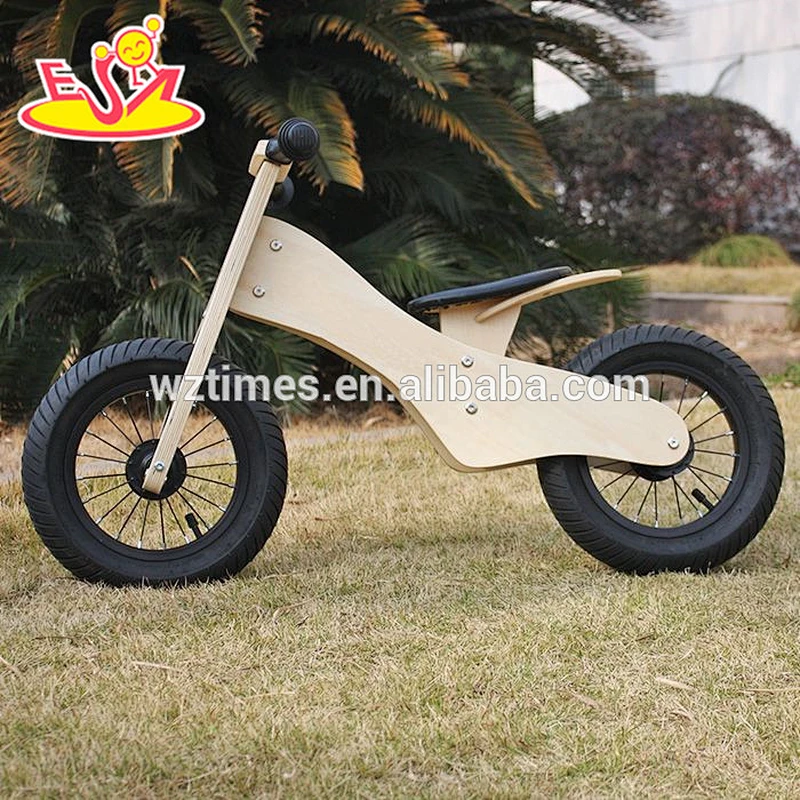 wholesale cheap metal wheel wooden balance bicycle for kids 2-6 years W16C169