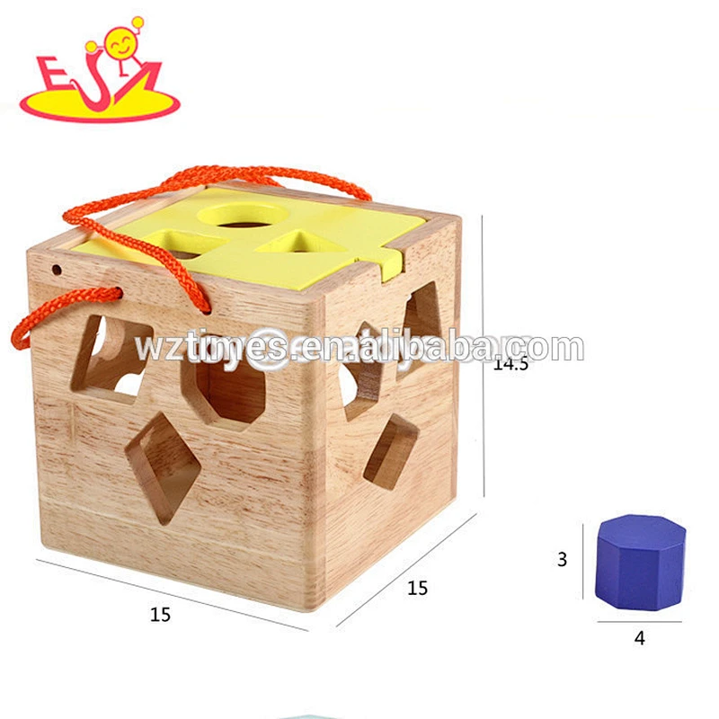 New hottest preschool multi wooden baby toys for 1 year old W12D075