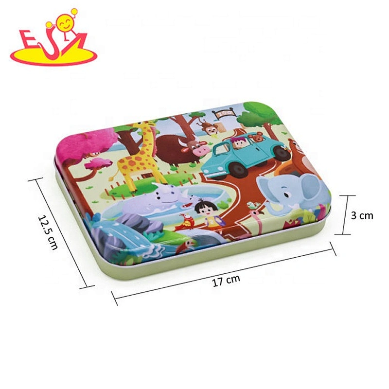 2019 New hottest preschool wooden kids mosaic puzzles for education W14N008
