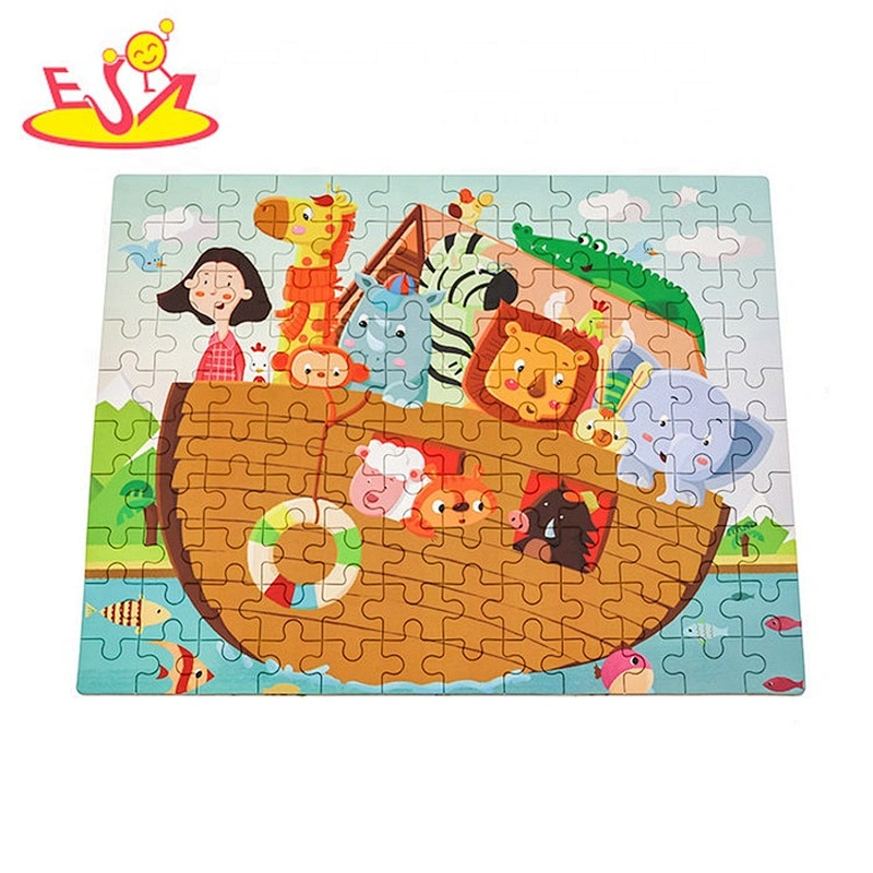 2019 New hottest kids educational wooden photo puzzle with customize W14N006