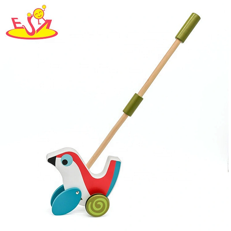 New hottest preschool wooden toddler walking toys for push along W05A028