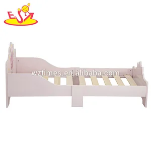 New hottest single wooden princess toddler bed for wholesale W08A087