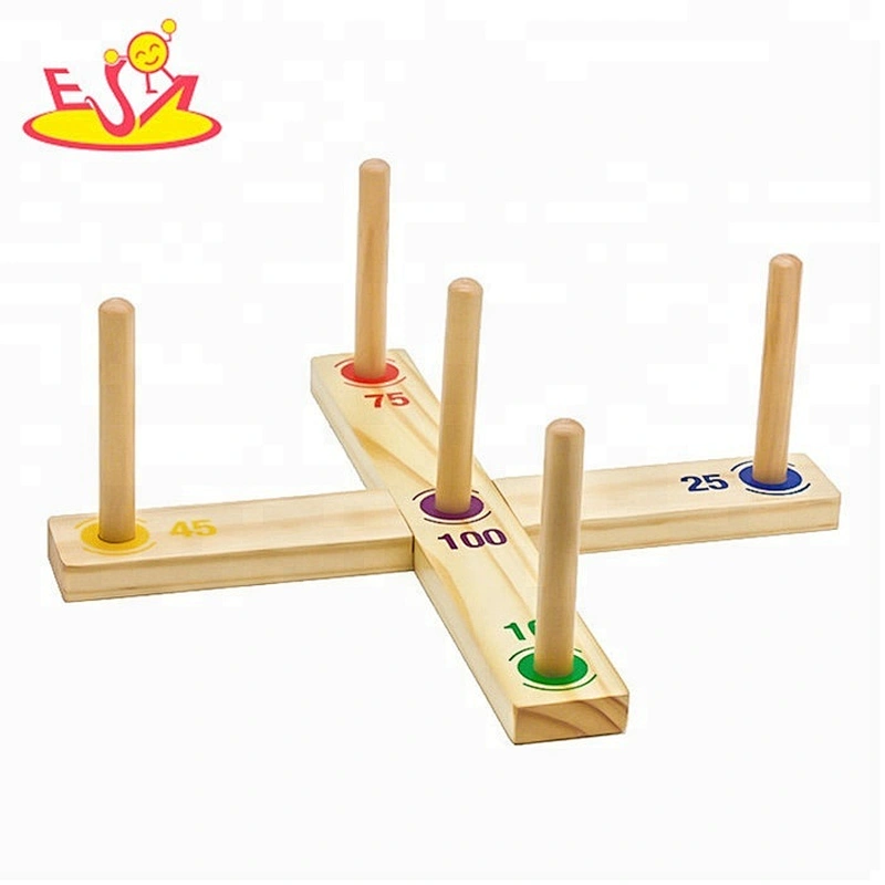 High quality children educational wooden toss game for yard W01D001
