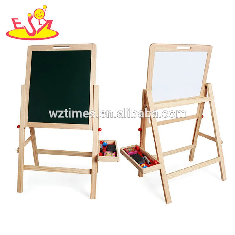 الجملة عالية الجودة الرسم السبورة الخشبية الصغيرة للأطفال W12B113