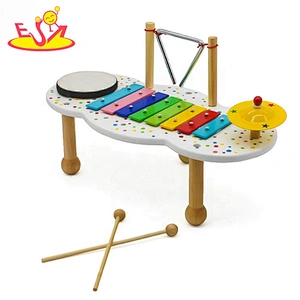 2018 New arrival educational wooden toy instruments for baby W07A127
