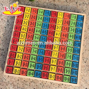 Wholesale best educational math toy multiplication table blocks for kids' early learning W11A020