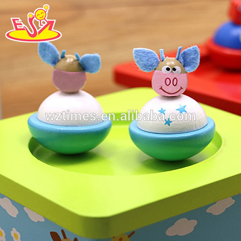 Wholesale colorful dancing box carousel wooden music box movements for decoration W07B025