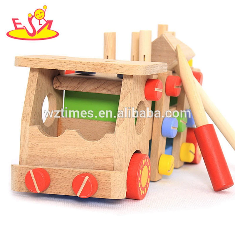 2018 großhandel baby holzschraube spielzeug mode kinder holzschraube spielzeug beliebte kinder holzschraube spielzeug W03C024