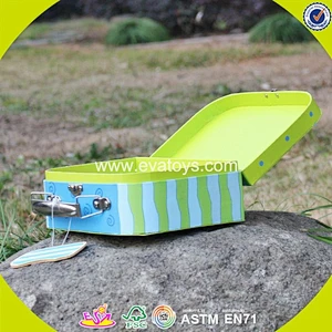 new design lovely wooden kids toy storage W08C172